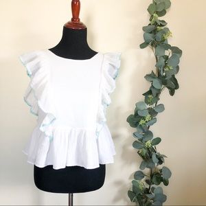 ralph lauren polo | white ruffle sleeveless 12